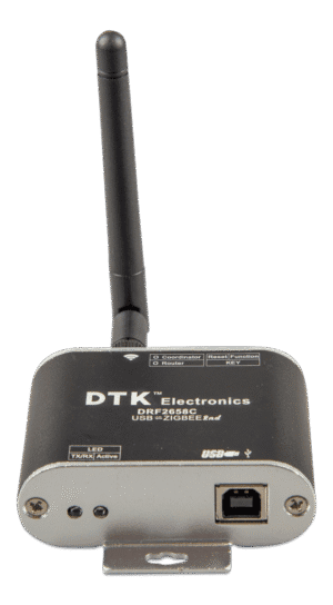 DRF2658C Zigbee to USB converter (front-angle)