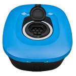 EV Charging station NS – Blue (front-angle-open)