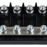 Fuse holder 6-way for MEGA-fuse (front-angle)