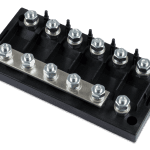 Fuse holder 6-way for MEGA-fuse (left)