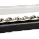 VBB115022020 - Busbar 150A 2P with 20 screws + cover (rightside)