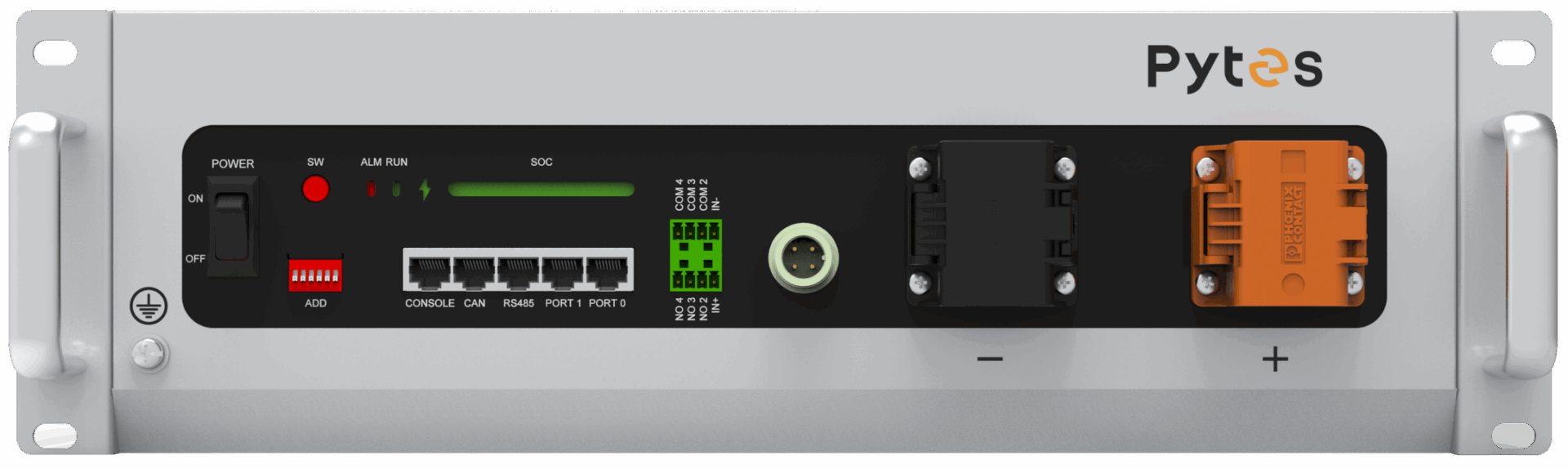 Pytes V5 5.12 kWh LiFePO4 Rack Mount Batterij met M6 aansluit terminals
